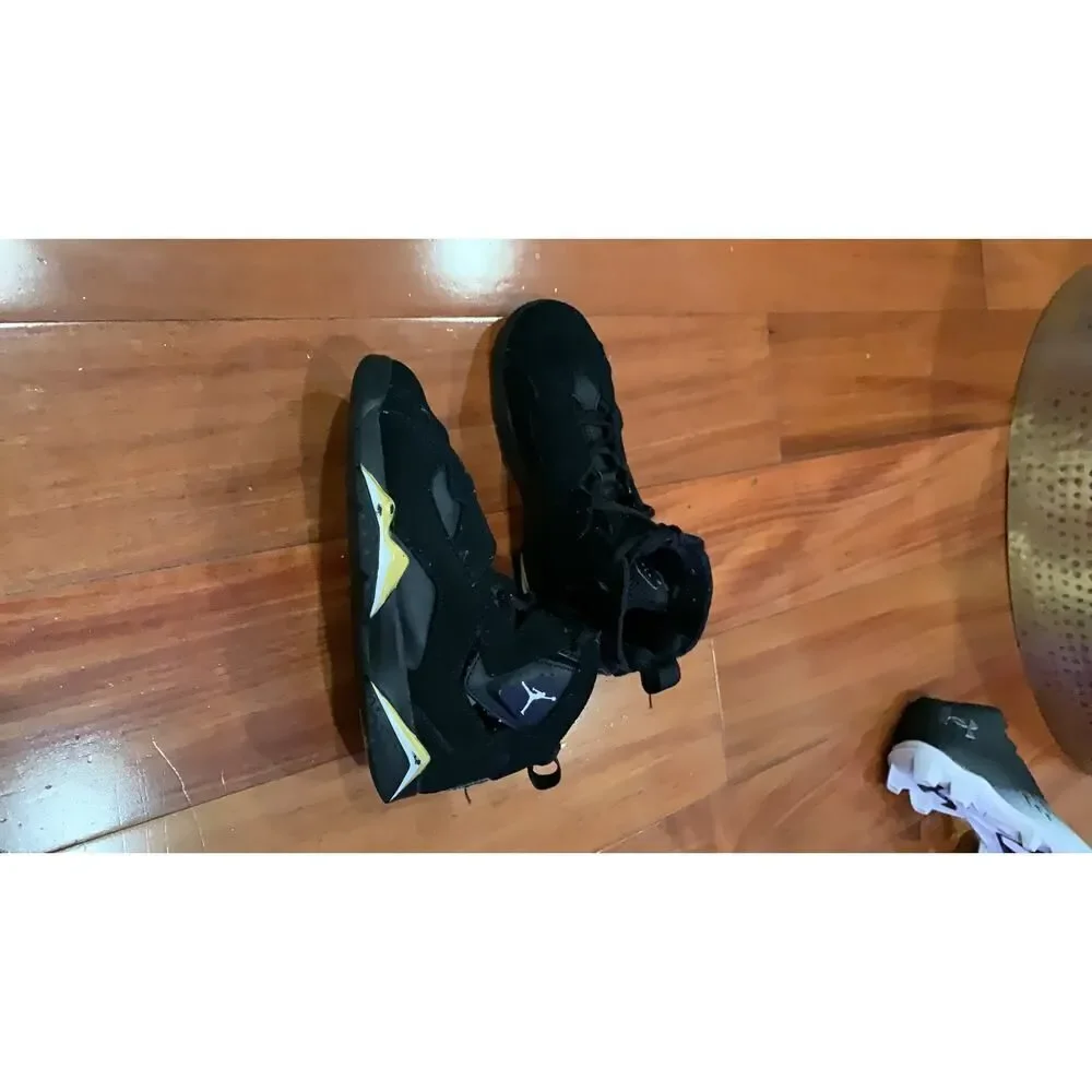 Jordan Kids Air Jordan 7 High-Top Sneakers 2Y Black Yellow